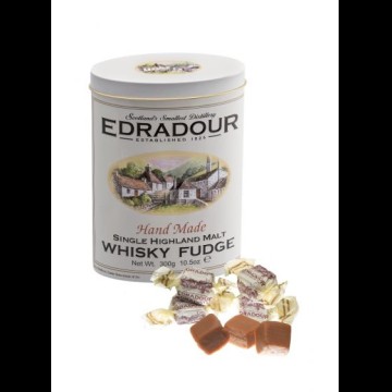 Edradour Handmade whisky fudge in blik 250gr