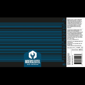 Moersleutel Bourbon Barrel Aged Imperial Stout With Chocolate