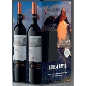 Ventisquero Reserva Take 4 Pay 3