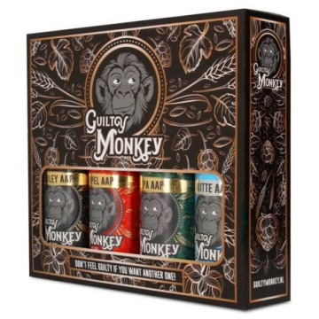 Guilty Monkey Giftbox 4x33cl