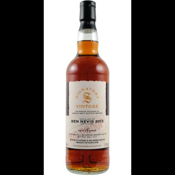 Signatory Ben Nevis 2015 8 Years Old 100 Proof Edition