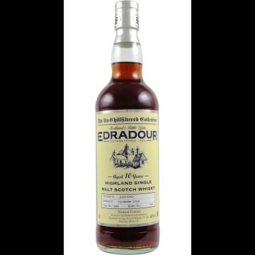 Signartory Edradour 10 Years Old Un-chillfiltered Collection 2012