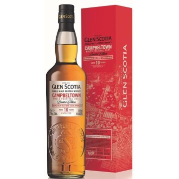 Glen Scotia 10yo Bordeaux Red Wine Cask Finish Campbeltown Malts Festival 2021