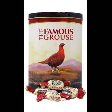 Famous Grouse Handmade whisky fudge in blik 250 gr