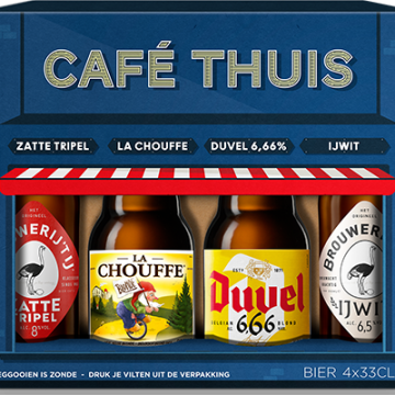 Biergeschenk Café Thuis