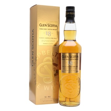 Glen Scotia 18 Years Old Single Malt Scotch Whisky Classic Campbeltown Malt